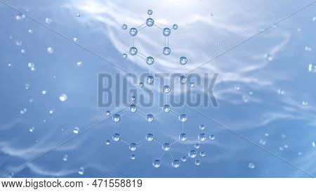 Quinofumelin Molecular Structure, 3d Model Molecule, Broad-spectrum Quinoline Fungicide, Structural 