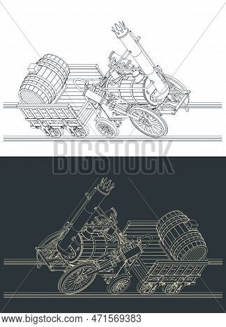 Robert Stephenson`s Steam Locomotive Illustrations