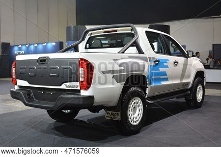 Pasay, Ph - Feb 11 - Foton Thunder Pick Up At Foton Big Show On February 11, 2023 In Pasay, Philippi
