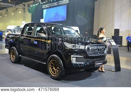 Pasay, Ph - Feb 11 - Foton Thunder Pick Up At Foton Big Show On February 11, 2023 In Pasay, Philippi