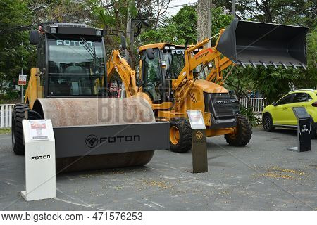Pasay, Ph - Feb 11 - Foton Road Roller At Foton Big Show On February 11, 2023 In Pasay, Philippines.