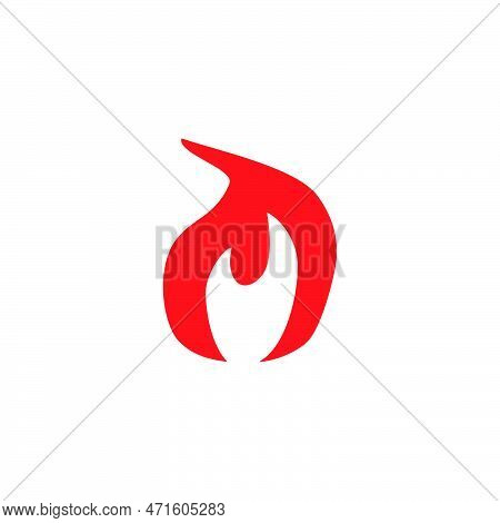 Fire Icon Icon. Simple Style Fire Emergency Poster Background Symbol. Fire Icon Brand Logo Design El