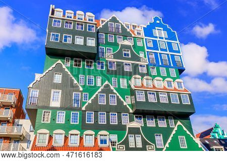 Zaandam, North Holland, Netherlands - April 24, 2022: Modern Architecture In Zaandam.