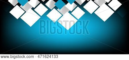 Abstract Modern Background From Geometric Shapes With Space For Text
