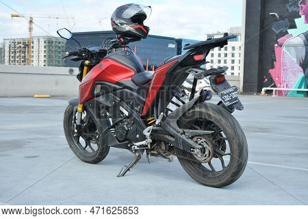 Paranaque, Ph - Feb 11 - Yamaha Tfx 150 At Overtake Motor Show In Paranaque, Philippines. Overtake I