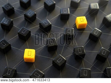 Connection Of Two Phone Devices In A Telecommunication Network. Alternative Ways To Communicate And 
