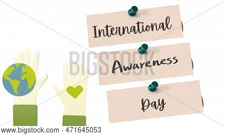 International Awareness Day, Iad Illustration Of Earth In Hand To Aware For Clean, International Awa