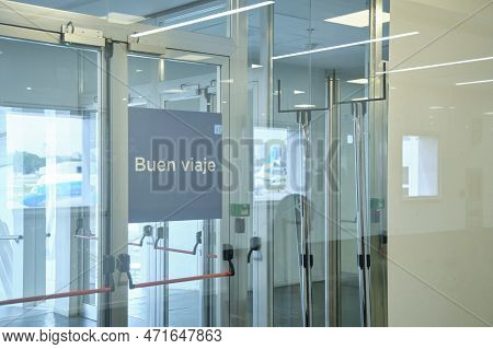 November 18, 2022, Buenos Aires, Argentina: Boarding Gate Of The Jorge Newbery International Airport