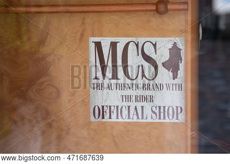Bordeaux , Aquitaine  France - 02 25 2023 : Mcs Official Shop Brand Text And Logo Sign Front Facade 