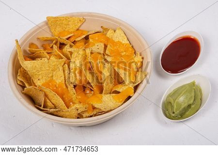 Plate Of Fresh Nachos