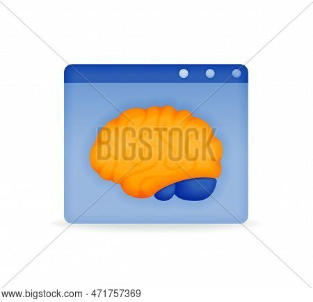 Artificial Intelligence Software Development Icon. 4.0 Ai Technology. Machine Learning Software Icon