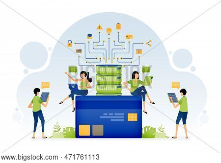 Vector Design Of Financial Activities Processed In Database System For Curating Credit Card Loan App