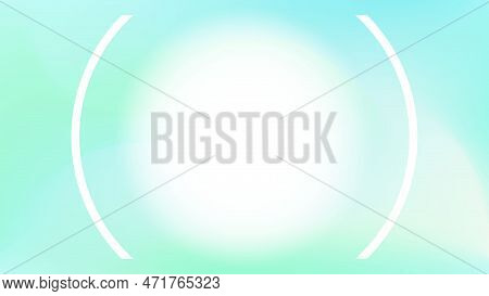Abstract Light Blue Color Vector Banner. Blurred Saturated Green Blue Gradient Background. Bright Sm