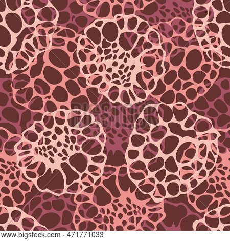 Raspberry Seamless Vector Pattern. Abstract Raspberry Pattern.