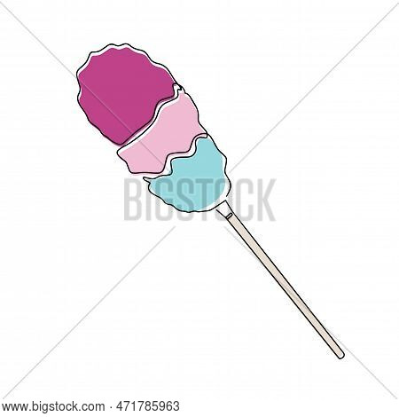 Pipidaster Isolated On A White Background, Vector Illustration.