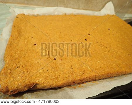 Homemade Cooking Of A Carrot Cake