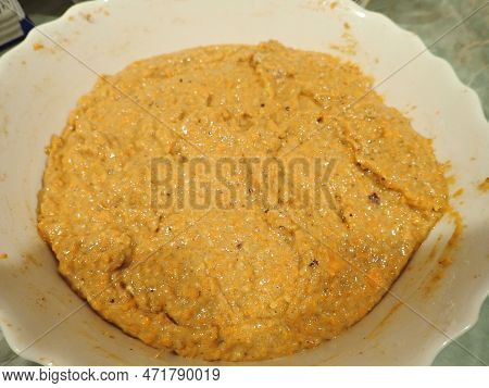 Homemade Cooking Of A Carrot Cake