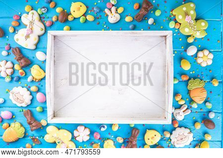 Easter Sweets Candy Background