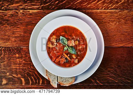 Picture Of Hungarian Beef Stew Close Up