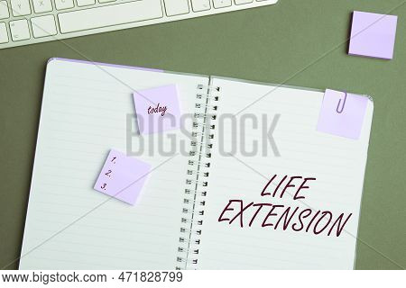 Inspiration Showing Sign Life Extension. Word For Able To Continue Working For Longer Than Others Of