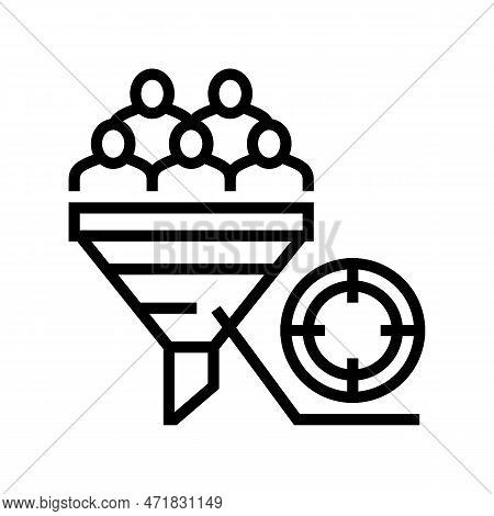 Mqls Generated Line Icon Vector. Mqls Generated Sign. Isolated Contour Symbol Black Illustration