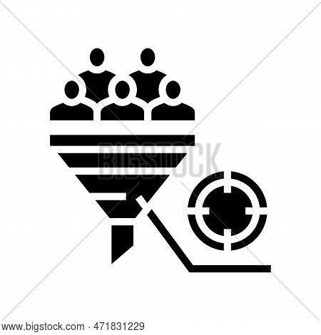 Mqls Generated Glyph Icon Vector. Mqls Generated Sign. Isolated Symbol Illustration