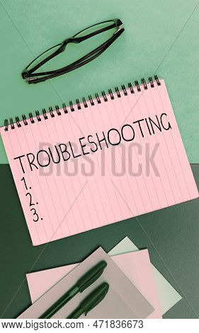 Writing Displaying Text Troubleshooting. Concept Meaning An Act Of Investigating Or Dealing With In 
