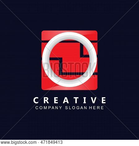 Brick Logo Design, Building Material Illustration, Construction Company Product Brand Icon