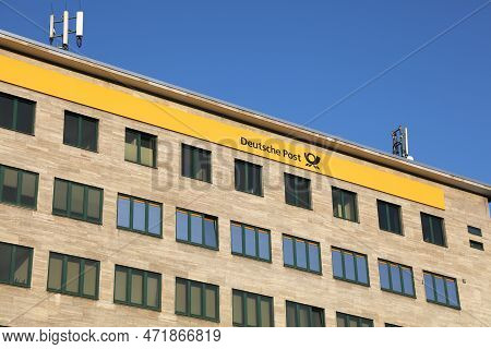 Essen, Germany - September 21, 2020: Postbank And Deutsche Post Building In Essen, Germany. Deutsche
