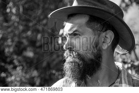 Close Up Face Of A Young Man Without Emotions. Portrait Of Self Confident Man. Isolated Shot Of Youn