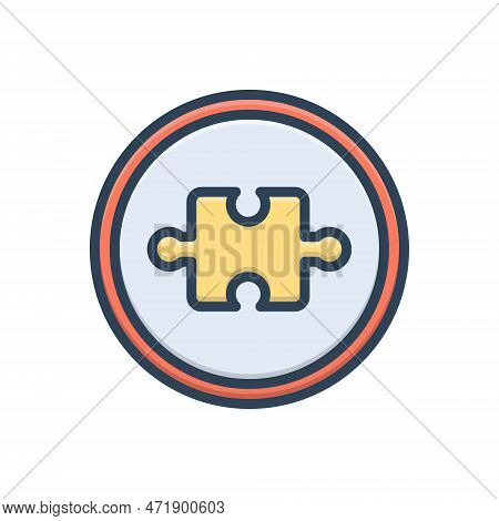 Color Illustration Icon For Extension Puzzle Game Pixel Jigsaw Jigsaw-puzzle Addition Add-on Adjunct