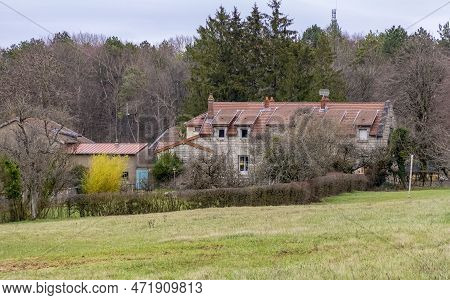 House Near The Douaumont Ossuary, A Memorial Located Near Verdun In France