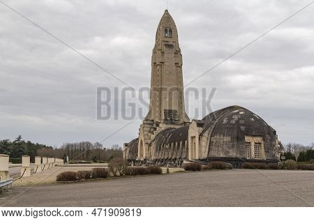 Scenery Around The Douaumont Ossuary, A Memorial Located Near Verdun In France