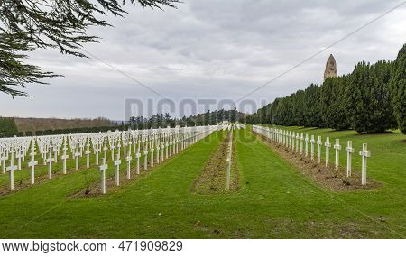 Scenery Around The Douaumont Ossuary, A Memorial Located Near Verdun In France
