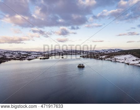 Aerial View Of Glendowan, Lough Gartan, County Donegal - Ireland
