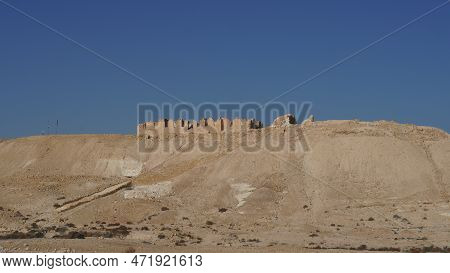 German-turkish Hospital (1906-1917) Built On Ruins Of Byzantine Fort At Nizana, Israel
