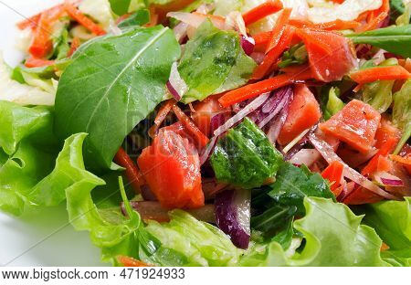 Svensk Med Lax Salad - Especially Cured Salmon Salad .