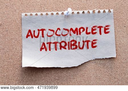 Autocomplete Attribute Inscription Inside Web Browser On Notepad