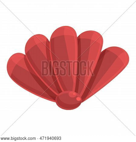 Curly Shell Icon. Cartoon Of Curly Shell Icon For Web Design Isolated On White Background