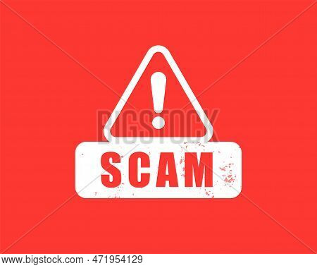 Stay Alert And Safe With Fraud Warning Background Form Virus