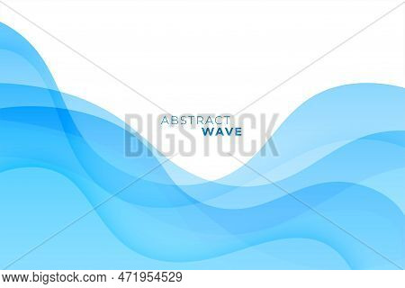 Abstract Curvy Lines With Dynamic Movement Modern Background Vector