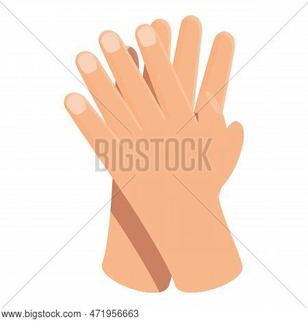 Handclap Icon Cartoon . Hand Clap. Applause Crowd