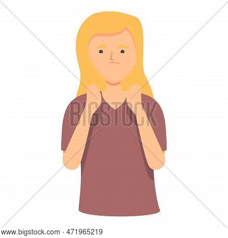 Menopause Balance Icon Cartoon . Woman Health. Climacteric Cycle