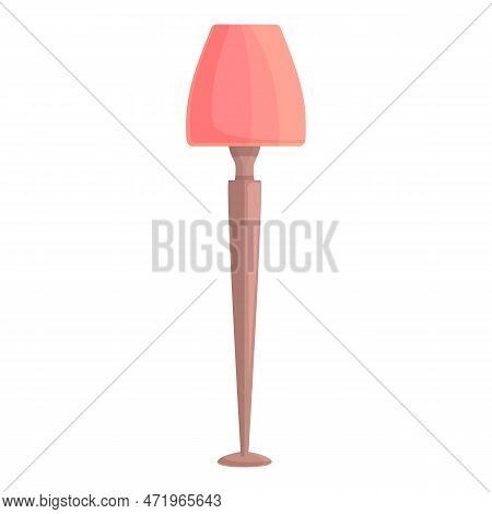 Stand Torchere Icon Cartoon . Floor Lamp. Interior Lampshade