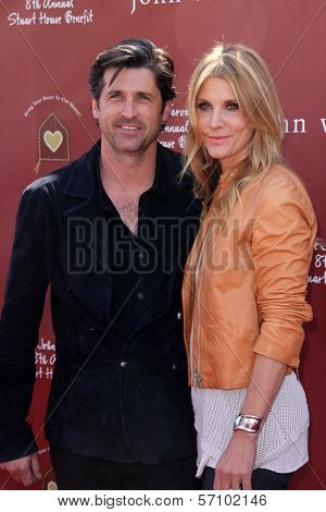 Patrick Dempsey and wife at the John Varvatos 8th Annual Stuart House Benefit, John Varvatos Boutique, West Hollywood, CA. 03-13-11