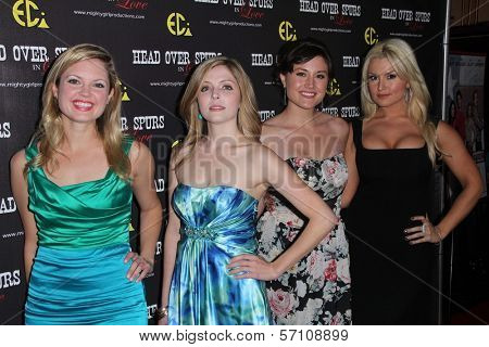 Jen Lilley, Jen Lilley, Leena Huff, Mara Marie at the 