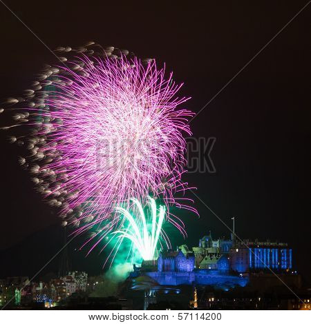 Edinburgh Fireworks Scotland Uk