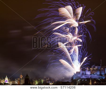 Edinburgh Fireworks Scotland Uk
