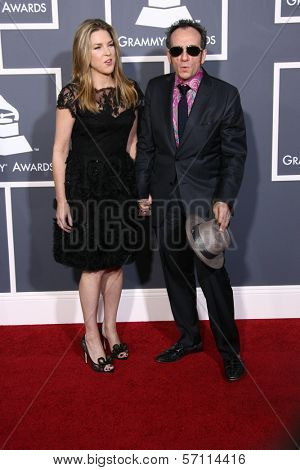 Diana Krall and Elvis Costello  at the 53rd Annual Grammy Awards, Staples Center, Los Angeles, CA. 02-13-11