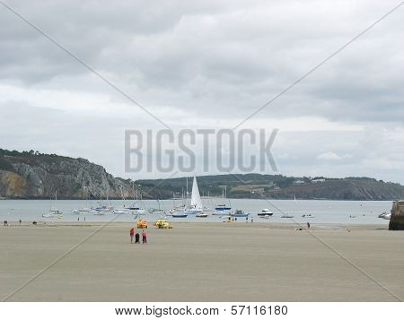Morgat Beach In Brittany